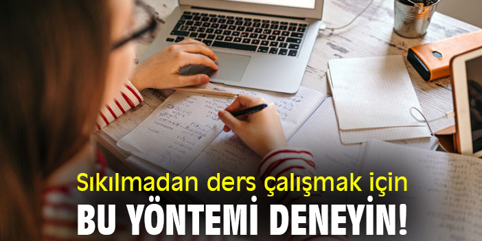 SIKILMADAN DERS ÇALIŞMA TEKNİKLERİ